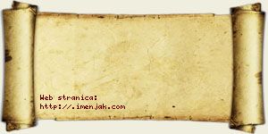 Desanka Adamović vizit kartica